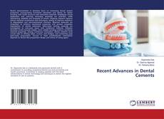 Recent Advances in Dental Cements的封面