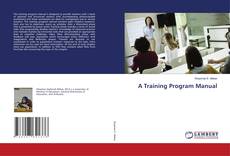 Capa do livro de A Training Program Manual 