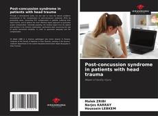 Portada del libro de Post-concussion syndrome in patients with head trauma