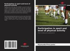 Buchcover von Participation in sport and level of physical activity