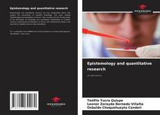 Copertina di Epistemology and quantitative research