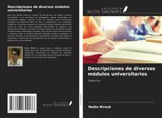 Обложка Descripciones de diversos módulos universitarios