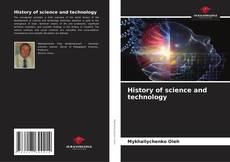 Buchcover von History of science and technology