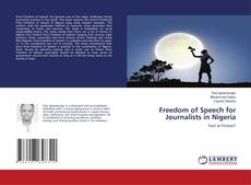 Capa do livro de Freedom of Speech for Journalists in Nigeria 