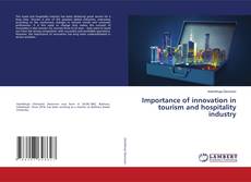 Buchcover von Importance of innovation in tourism and hospitality industry