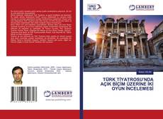 Buchcover von TÜRK TİYATROSU’NDA AÇIK BİÇİM ÜZERİNE İKİ OYUN İNCELEMESİ