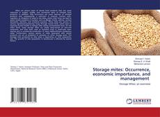 Portada del libro de Storage mites: Occurrence, economic importance, and management
