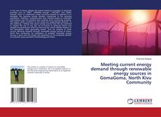 Buchcover von Meeting current energy demand through renewable energy sources in GomaGoma, North Kivu Community
