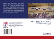 Capa do livro de Mali Conflict of 2012-2013: A Critical Assessment 