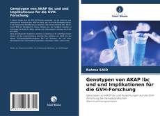 Capa do livro de Genotypen von AKAP lbc und und Implikationen für die GVH-Forschung 