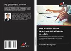 Buchcover von Base economica della valutazione dell'efficienza aziendale