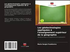 Buchcover von Les géotechnologies appliquées à l'enseignement supérieur de la géographie