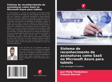 Bookcover of Sistema de reconhecimento de assinaturas como SaaS no Microsoft Azure para tablets