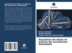 Buchcover von Population der Daten im Schema der extrahierten Webtabelle