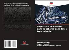 Bookcover of Population de données dans le schéma de la table Web extraite