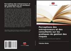 Copertina di Perceptions des entrepreneurs et des consultants sur les pratiques de gestion des risques