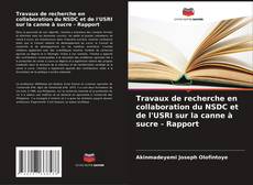 Travaux de recherche en collaboration du NSDC et de l'USRI sur la canne à sucre - Rapport的封面