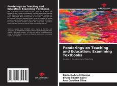 Copertina di Ponderings on Teaching and Education: Examining Textbooks