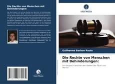 Bookcover of Die Rechte von Menschen mit Behinderungen: