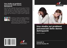 Capa do livro de Uno studio sui problemi psicosociali delle donne delinquenti 