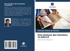 Bookcover of Eine Analyse des Gesetzes 12.683/12