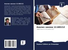 Portada del libro de Анализ закона 12.683/12