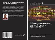 Buchcover von Enfoque de aprendizaje automático para la detección de voz