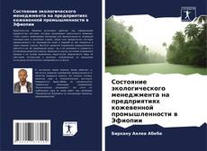 Portada del libro de Состояние экологического менеджмента на предприятиях кожевенной промышленности в Эфиопии