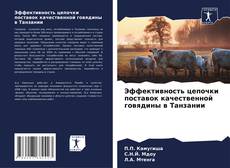 Portada del libro de Эффективность цепочки поставок качественной говядины в Танзании