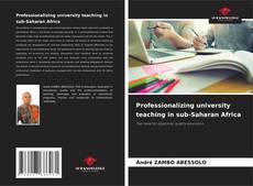 Borítókép a  Professionalizing university teaching in sub-Saharan Africa - hoz
