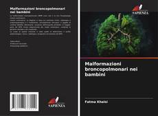 Buchcover von Malformazioni broncopolmonari nei bambini