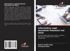 Informativa sugli strumenti finanziari nel 2010 kitap kapağı