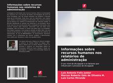 Capa do livro de Informações sobre recursos humanos nos relatórios de administração 