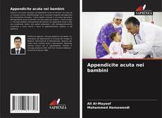 Appendicite acuta nei bambini的封面