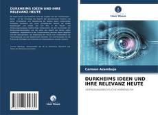 Couverture de DURKHEIMS IDEEN UND IHRE RELEVANZ HEUTE