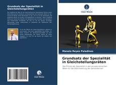 Bookcover of Grundsatz der Spezialität in Gleichstellungsräten