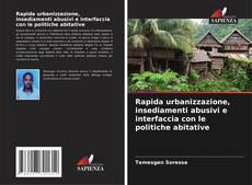 Capa do livro de Rapida urbanizzazione, insediamenti abusivi e interfaccia con le politiche abitative 