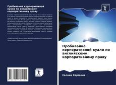 Bookcover of Пробивание корпоративной вуали по английскому корпоративному праву