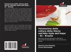 Capa do livro de Valutazione della coltura della Stevia nell'Alta Valle dell'Itajaí - SC - Brasile 