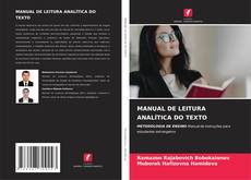 Capa do livro de MANUAL DE LEITURA ANALÍTICA DO TEXTO 