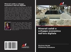 Minerali solidi e sviluppo economico nell'era digitale kitap kapağı