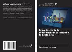 Portada del libro de Importancia de la innovación en el turismo y la hostelería