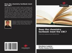 Portada del libro de Does the chemistry textbook meet the CBC?