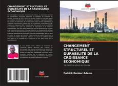 Copertina di CHANGEMENT STRUCTUREL ET DURABILITÉ DE LA CROISSANCE ÉCONOMIQUE