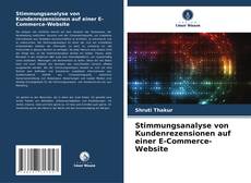 Bookcover of Stimmungsanalyse von Kundenrezensionen auf einer E-Commerce-Website
