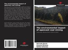 Borítókép a  The environmental impact of opencast coal mining - hoz