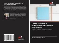 Come scrivere e pubblicare un articolo scientifico kitap kapağı