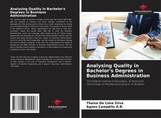 Borítókép a  Analysing Quality in Bachelor's Degrees in Business Administration - hoz