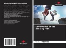 Couverture de Governance of the banking firm