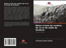 Béton à base de cendres de riz et de sable de fonderie kitap kapağı